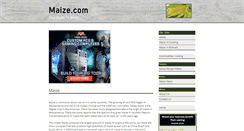 Desktop Screenshot of maize.com