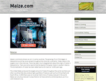 Tablet Screenshot of maize.com